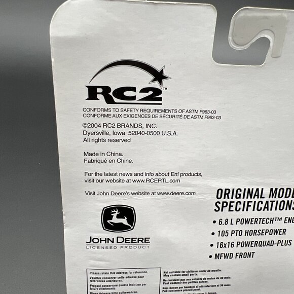 2004 1/64 John Deere 7320 Tractor With Loader And Spreader - Picture 8 of 11